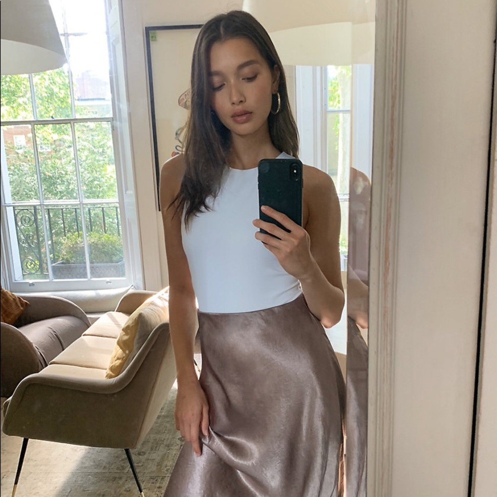 Aritzia slip skirt